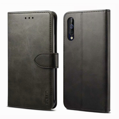 

For Samsung Galaxy A30s / A50 / A50S GUSSIM Business Style Horizontal Flip Leather Case with Holder & Card Slots & Wallet(Black)