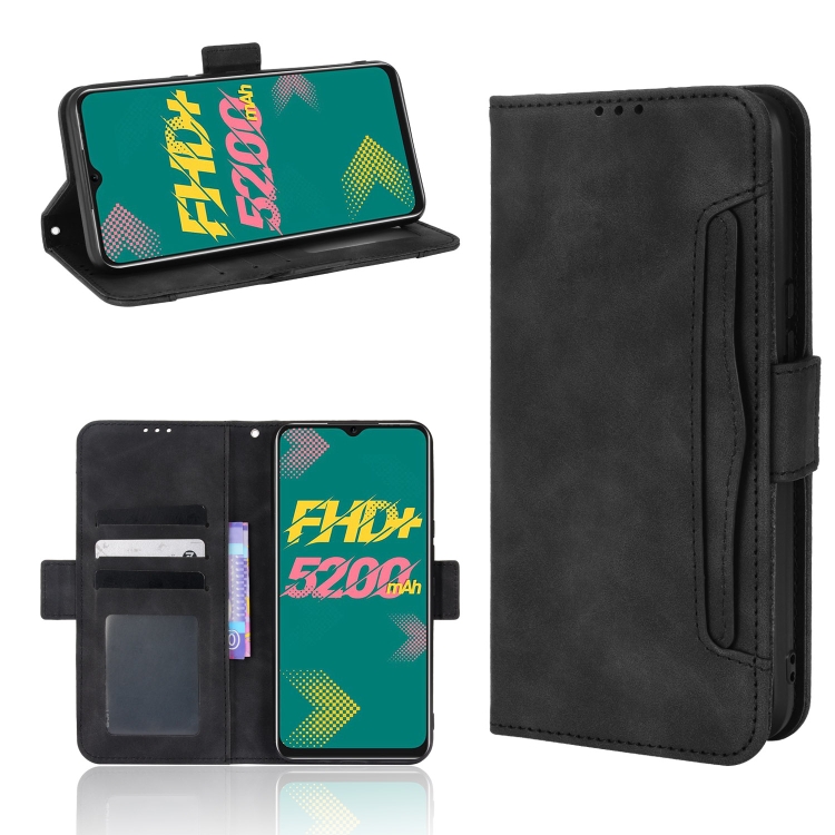 

For Infinix Hot 11 Skin Feel Calf Pattern Leather Phone Case(Black)