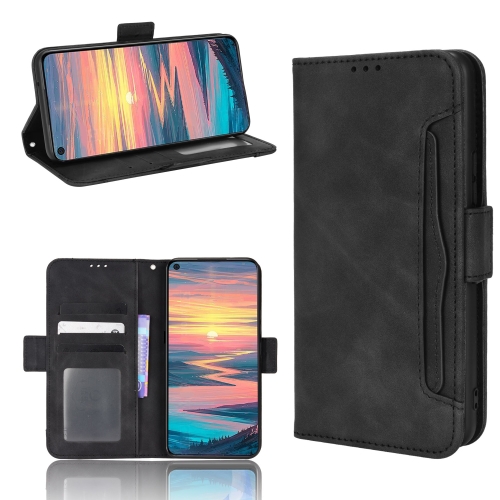 

For Oukitel K9 Pro Skin Feel Calf Pattern Leather Phone Case(Black)