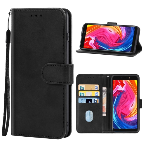 

Leather Phone Case For Itel A56 Pro(Black)