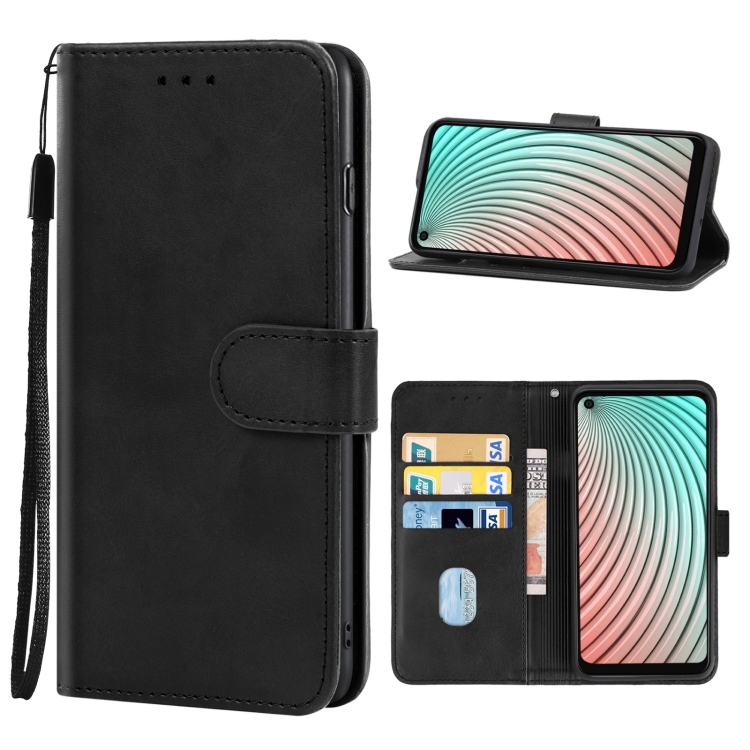 

Leather Phone Case For Itel Vision 2(Black)