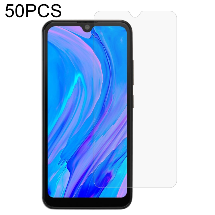 

50 PCS 0.26mm 9H 2.5D Tempered Glass Film For Itel S15