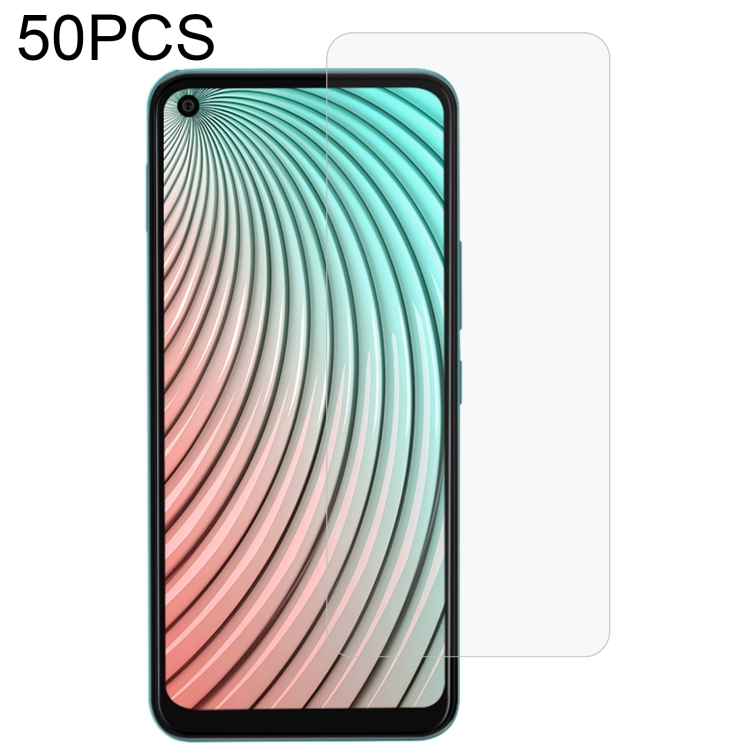 

50 PCS 0.26mm 9H 2.5D Tempered Glass Film For Itel S16 Pro