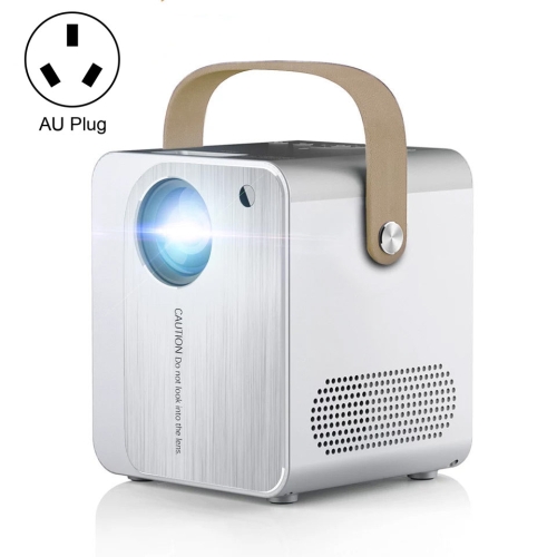 

ZXL-Y8 Intelligent Portable HD 4K Projector, AU Plug, Specification:Voice Version(White)