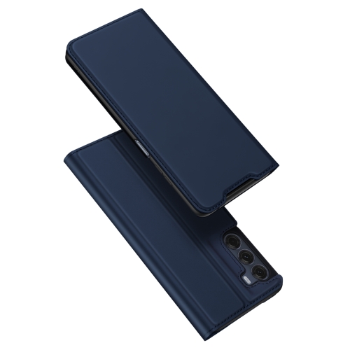

For Motorola Moto G200 5G DUX DUCIS Skin Pro Series Horizontal Flip Leather Phone Case(Blue)