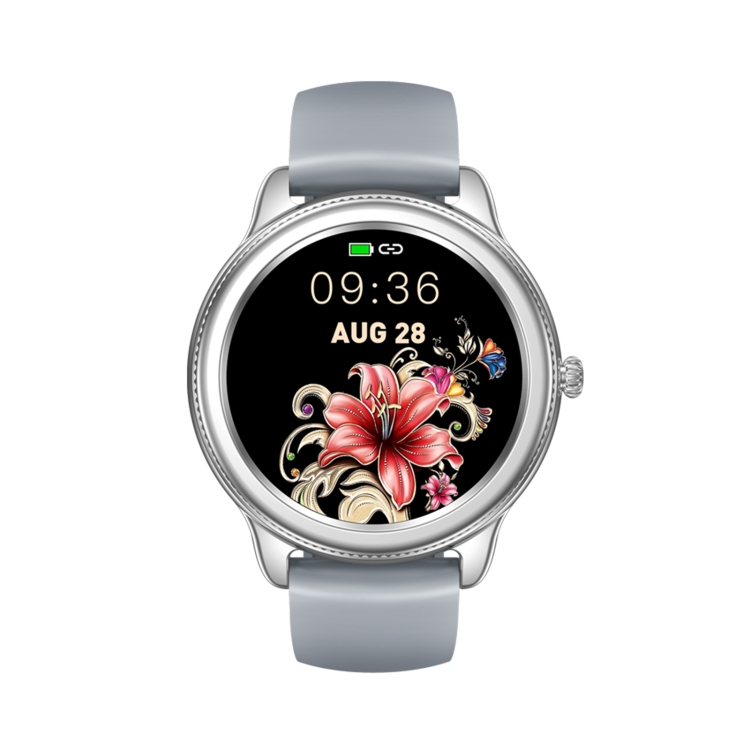 

Zeblaze Lily 1.1 inch Touch Screen Smart Watch, Support Women Health Tracking / Heart Rate Monitor(Grey Silver)