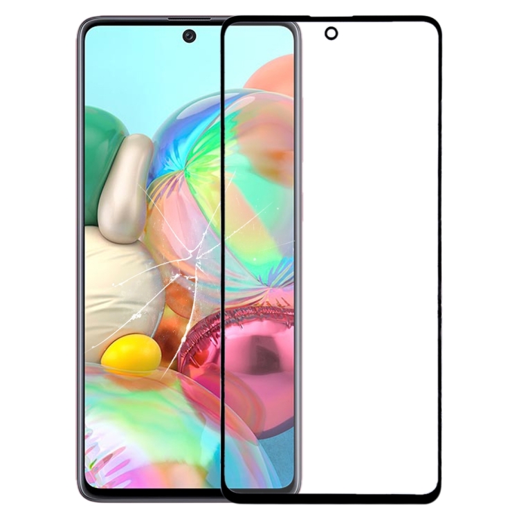 

Front Screen Outer Glass Lens with OCA Optically Clear Adhesive for Samsung Galaxy A71