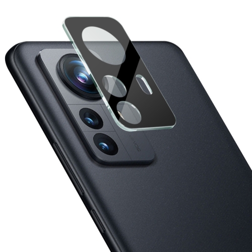 imak Integrated Rear Camera Lens Tempered Glass Film with Lens Cap Black Version For Xiaomi Mi 12 Pro
