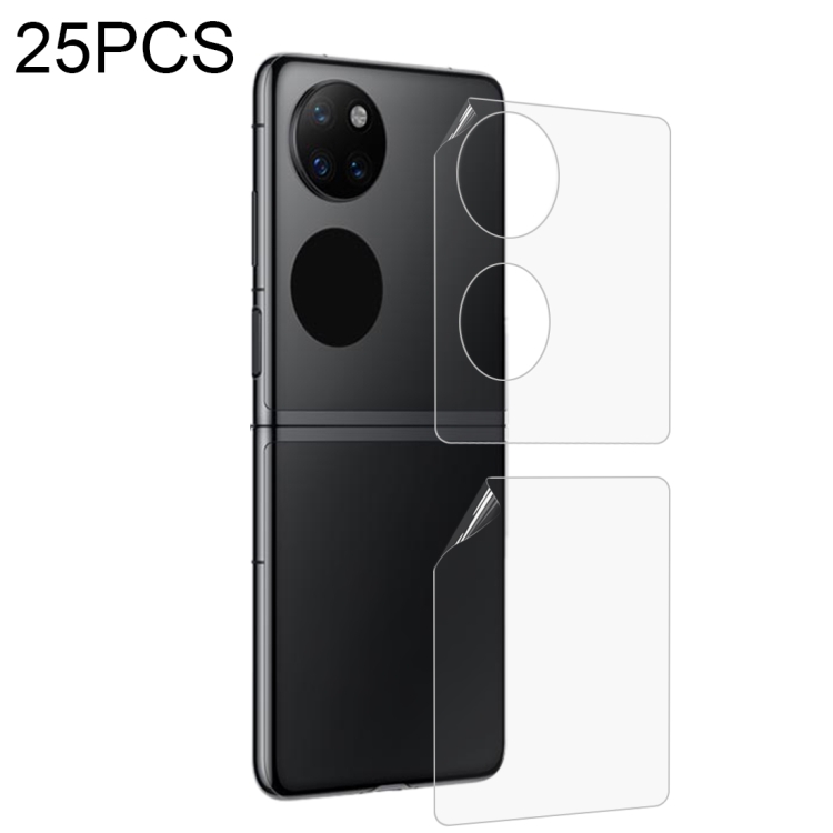 

25 PCS Full Screen Protector Explosion-proof Hydrogel Film For Huawei P50 Pocket (Back Film)