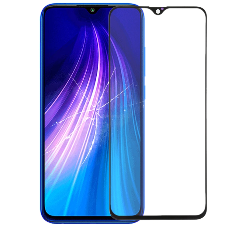 

Front Screen Outer Glass Lens with OCA Optically Clear Adhesive for Xiaomi Redmi Note 8