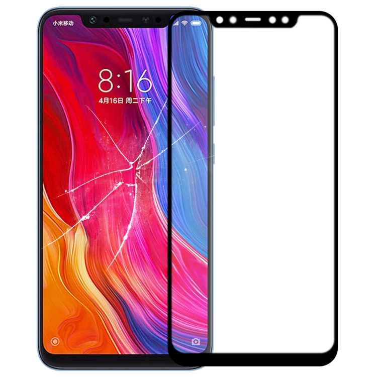 

Front Screen Outer Glass Lens with OCA Optically Clear Adhesive for Xiaomi Mi 8