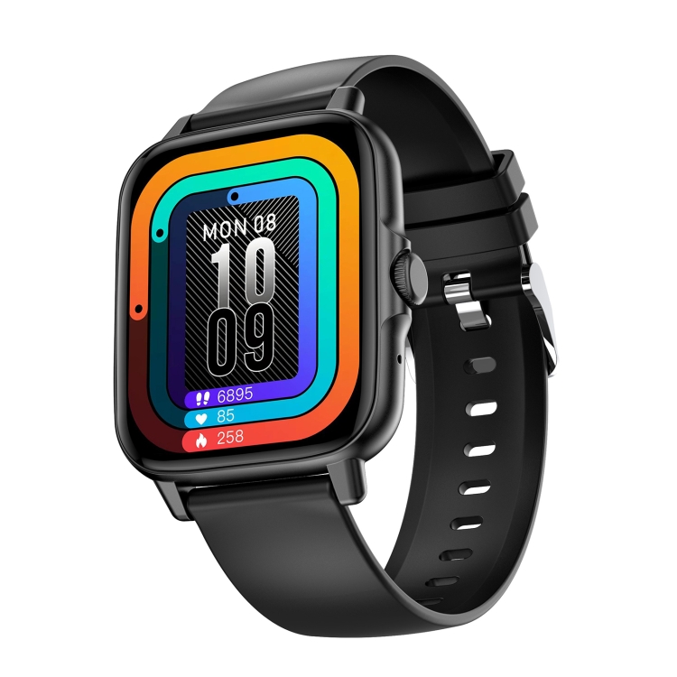 

GT50 1.69 inch TFT Screen Silicone Strap Smart Watch, Support Bluetooth Call / NFC Function(Black)