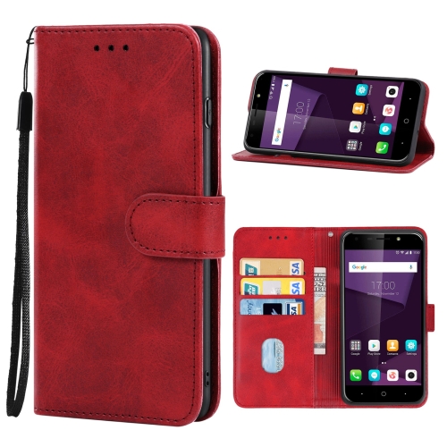 

Leather Phone Case For ZTE Blade A6 Premium(Red)