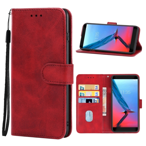 

Leather Phone Case For ZTE Blade V9 Vita(Red)