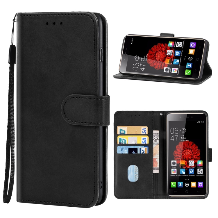 

For Tecno L8 Leather Phone Case(Black)