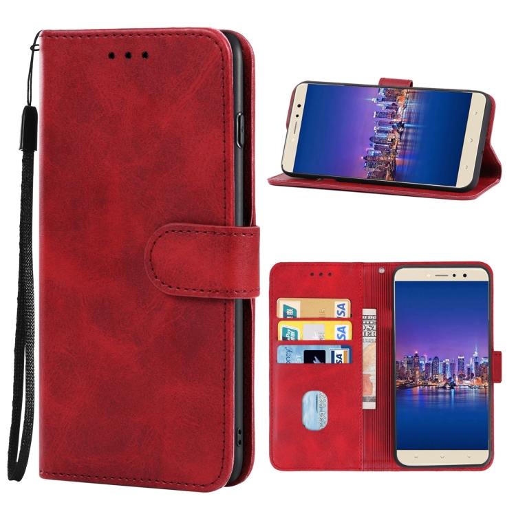 

For Tecno L9 Plus Leather Phone Case(Red)