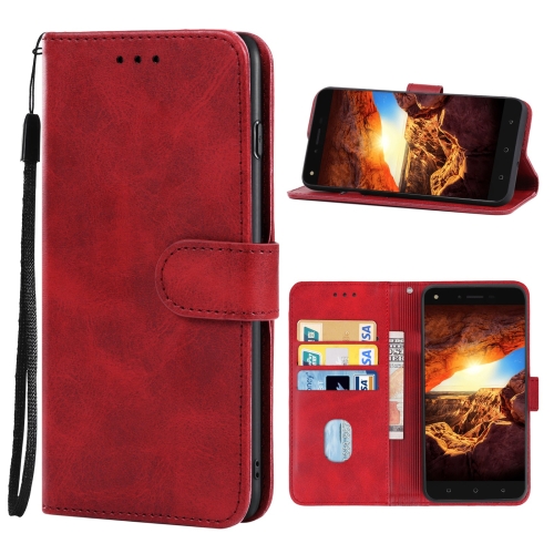 

For Tecno Spark Plus / K9 Leather Phone Case(Red)