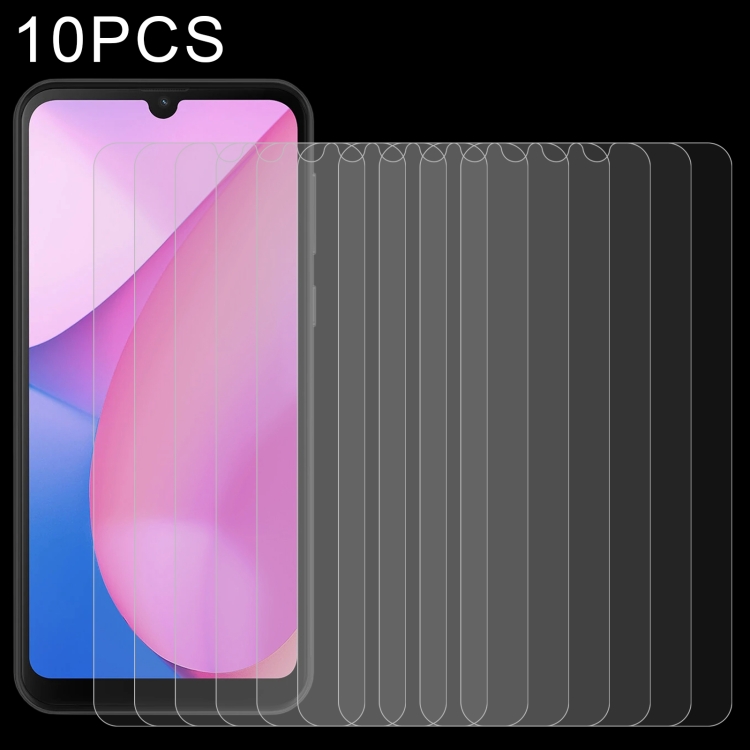 

10 PCS 0.26mm 9H 2.5D Tempered Glass Film For Blackview A95