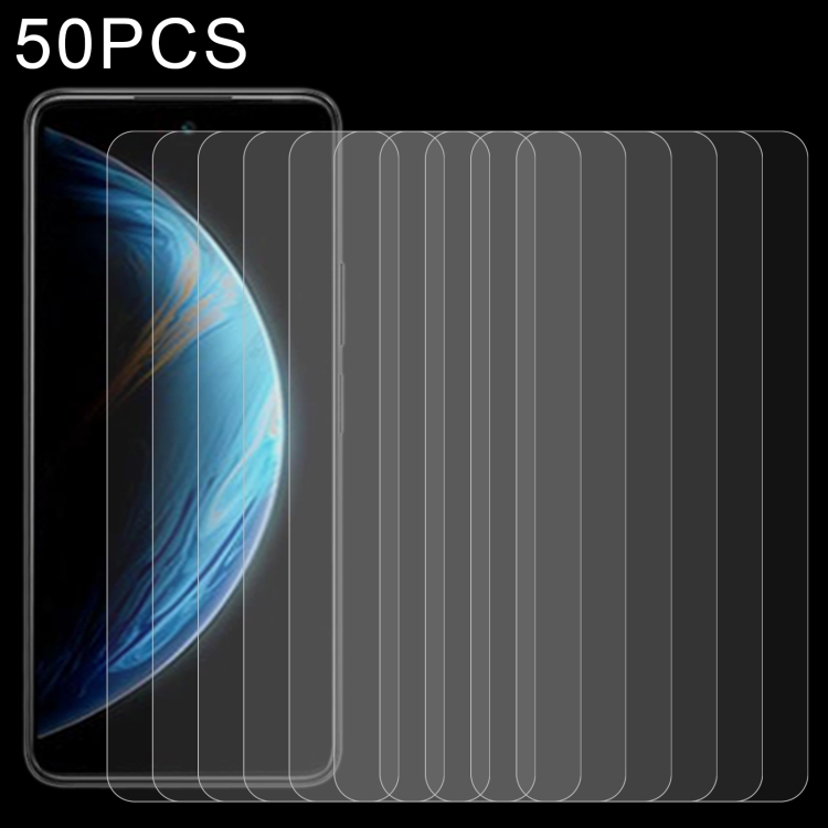 

50 PCS 0.26mm 9H 2.5D Tempered Glass Film For Infinix Zero 5G