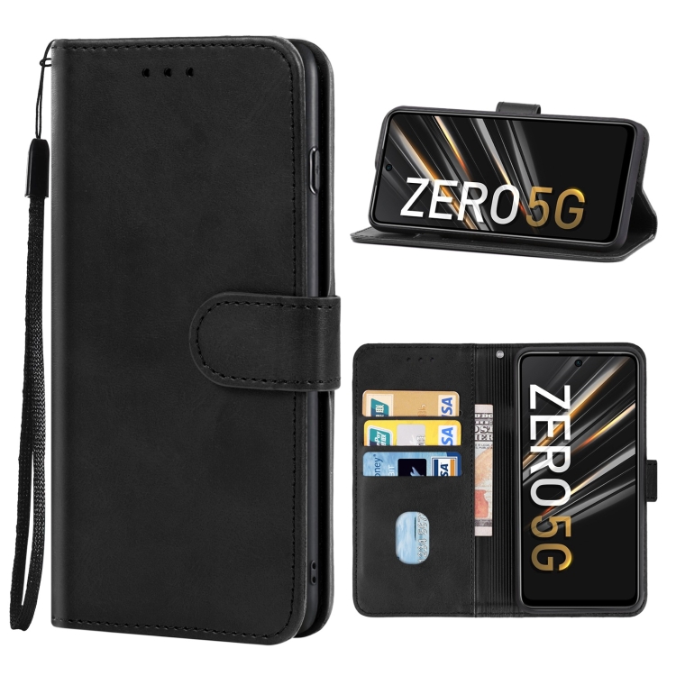 

Leather Phone Case For Infinix Zero 5G(Black)