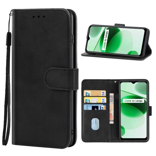 

Leather Phone Case For OPPO Realme C35(Black)