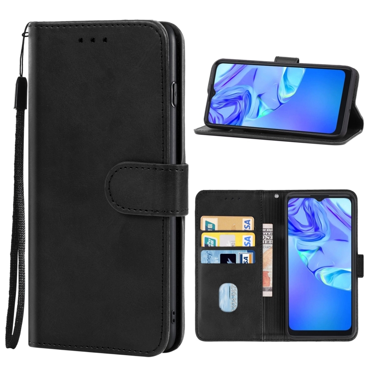 

Leather Phone Case For TCL 305 DUAL SIM(Black)