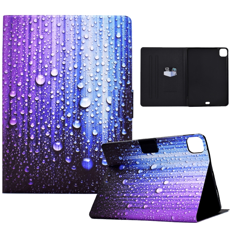 

Electric Pressed TPU Leather Tablet Case For iPad Pro 11 2021 / 2020(Green Flower)