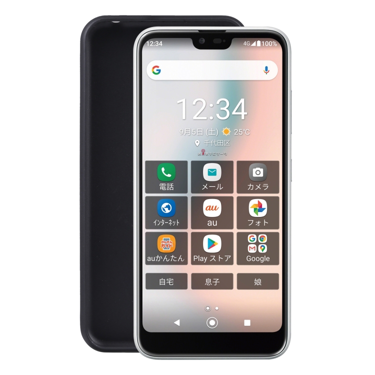 

TPU Phone Case For Kyocera Gratina KYV48(Black)