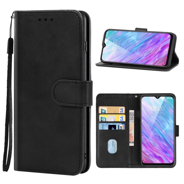 

Leather Phone Case For ZTE Blade 20 Smart(Black)