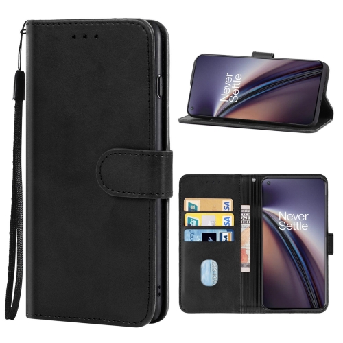 

Leather Phone Case For OnePlus Nord CE 2 5G(Black)