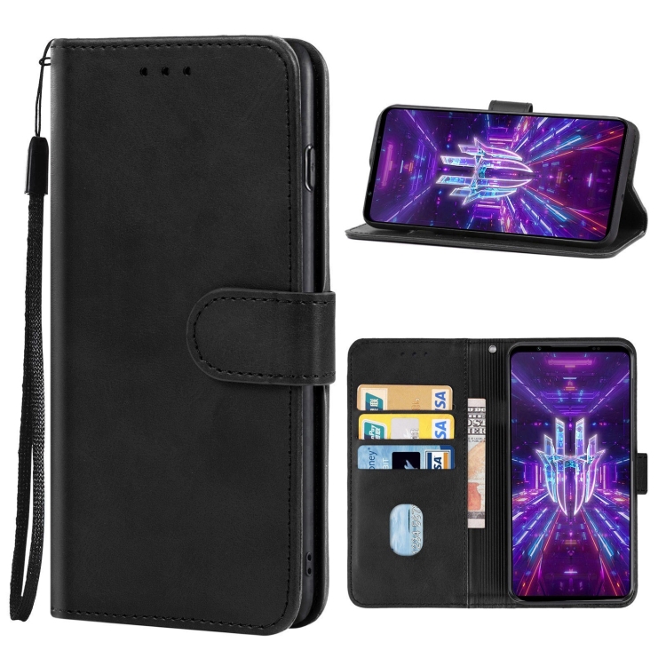 

Leather Phone Case For ZTE nubia Red Magic 7(Black)