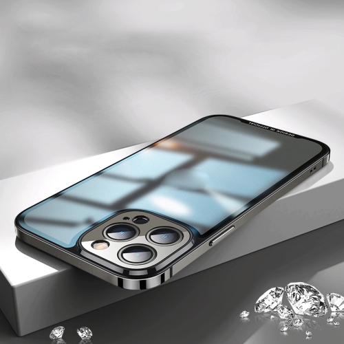 

AG Frosted Glass Phone Case For iPhone 13 Pro(Black)