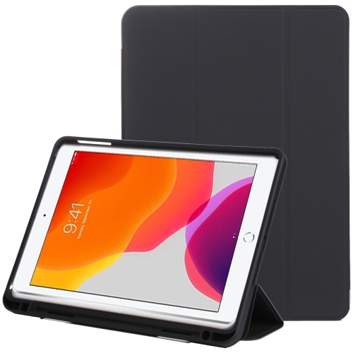 

Magnetic Split Leather Smart Tablet Case For iPad 10.2 2019 / 2020 / 2021(Black)