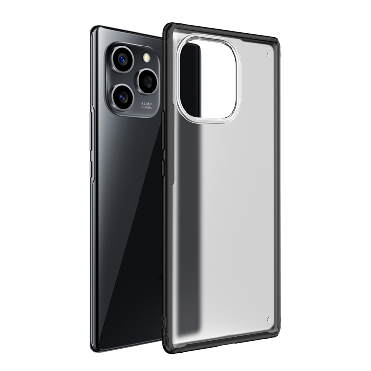 

For Honor 60 SE Four-corner Shockproof TPU + PC Phone Case(Black)