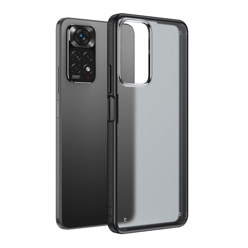 

For Xiaomi Redmi Note 11 Pro Foreign Version Four-corner Shockproof TPU + PC Phone Case(Black)