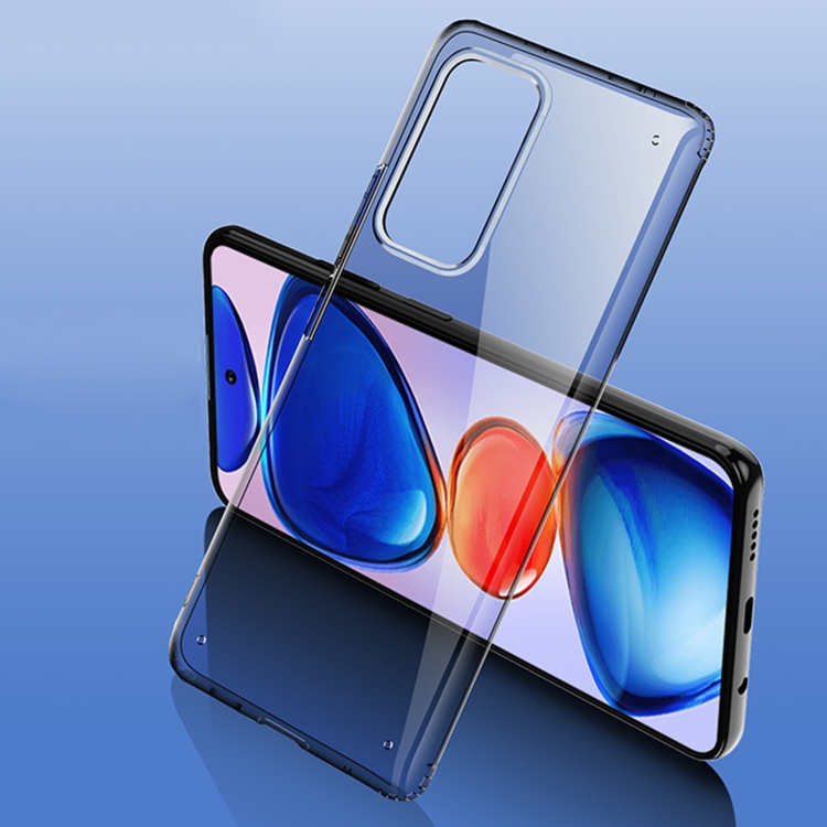 

For Xiaomi Redmi Note 11 Foreign Version Ice Crystal PC + TPU Phone Case(Transparent Black)