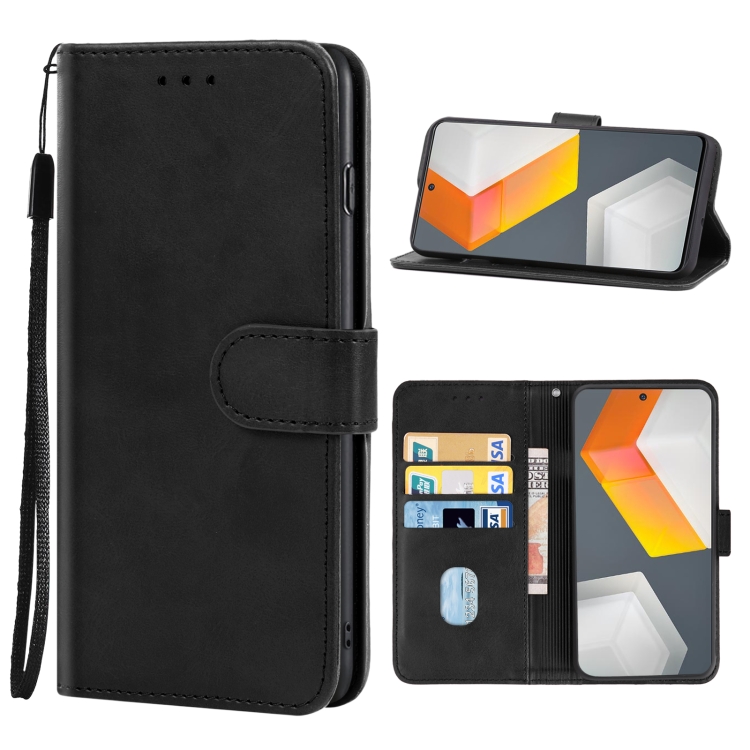 

Leather Phone Case For vivo iQOO 9 SE(Black)