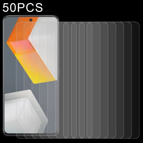 

50 PCS 0.26mm 9H 2.5D Tempered Glass Film For vivo iQOO 9 SE