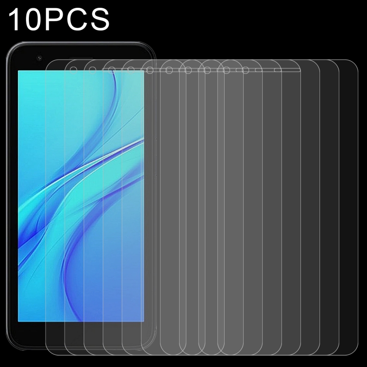 

10 PCS 0.26mm 9H 2.5D Tempered Glass Film For Itel A27