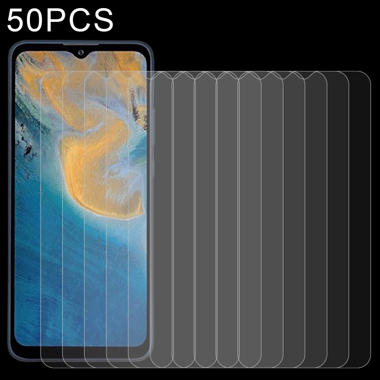 

50 PCS 0.26mm 9H 2.5D Tempered Glass Film For ZTE Blade A51s