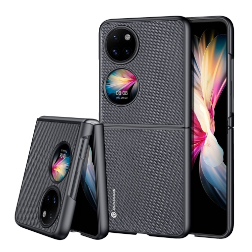 

For Huawei P50 Pocket DUX DUCIS Fino Series PU + TPU Phone Case(Black)