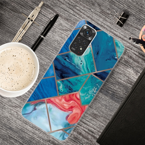 

For Xiaomi Redmi Note 11 Global / Note 11S Marble Pattern TPU Phone Case(HC-A1)