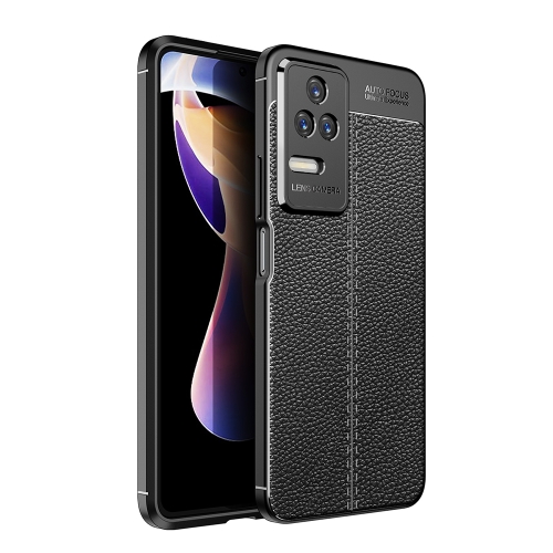 

For Xiaomi Redmi K50 Litchi Texture TPU Shockproof Phone Case(Black)