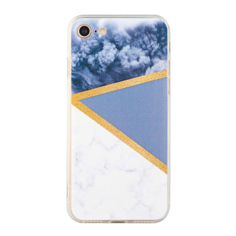 

Stitching Marble TPU Phone Case For iPhone SE 2022 / SE 2020 / 8 / 7(Grey)