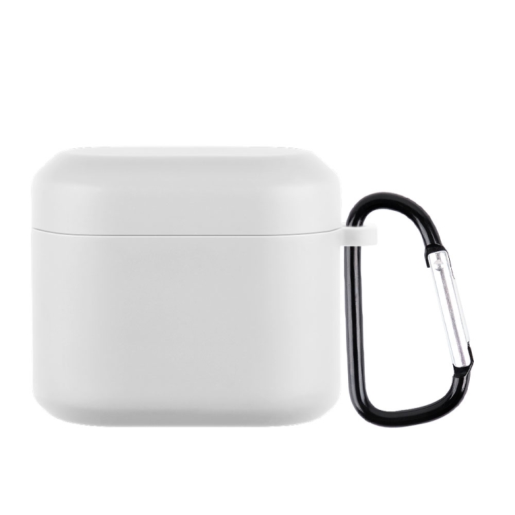

For Boat Airdopes 402 Silicone Earphone Protective Case with Hook(White)