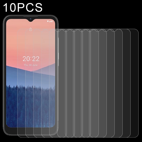 

10 PCS 0.26mm 9H 2.5D Tempered Glass Film For Nokia C21