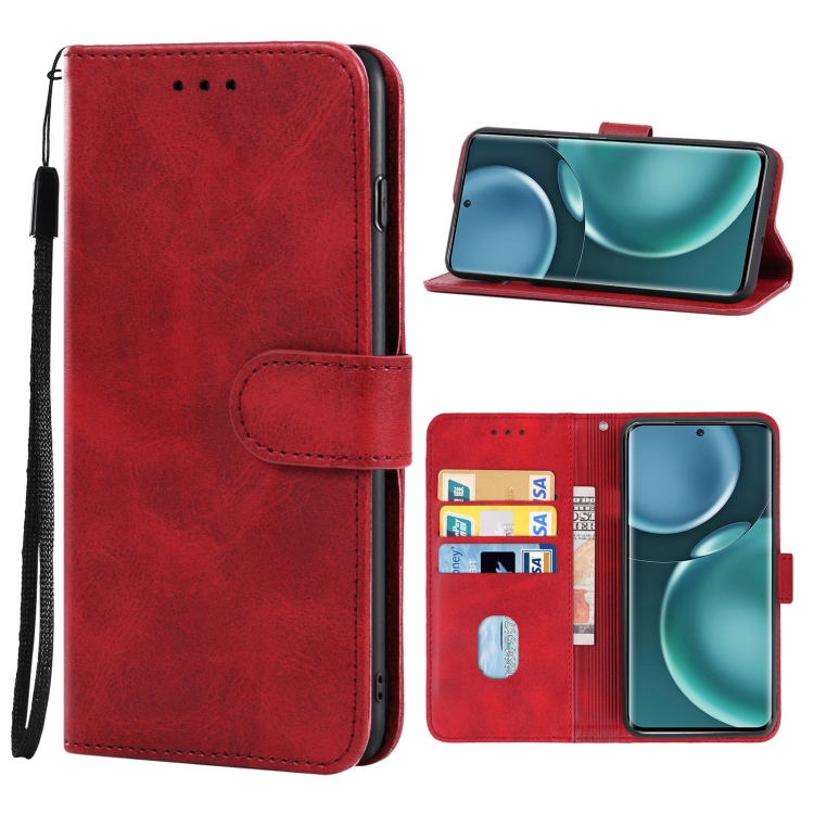 

Leather Phone Case For Honor Magic4(Red)