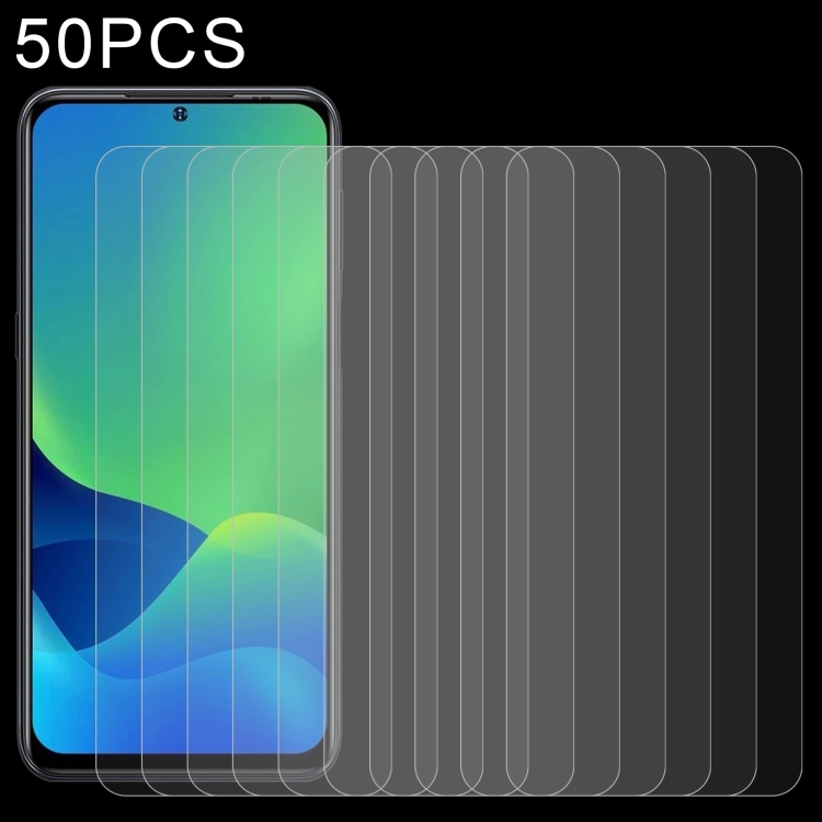 

50 PCS 0.26mm 9H 2.5D Tempered Glass Film For Ulefone Note 13P