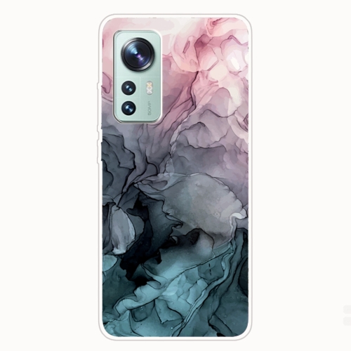 

For Xiaomi 12 Pro Abstract Marble Pattern TPU Phone Case(Abstract Light Pink)