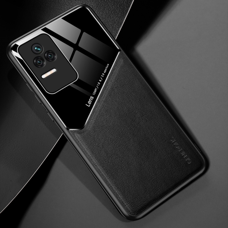

For Xiaomi Redmi K50 Pro All-inclusive Leather + Organic Glass Phone Case(Black)